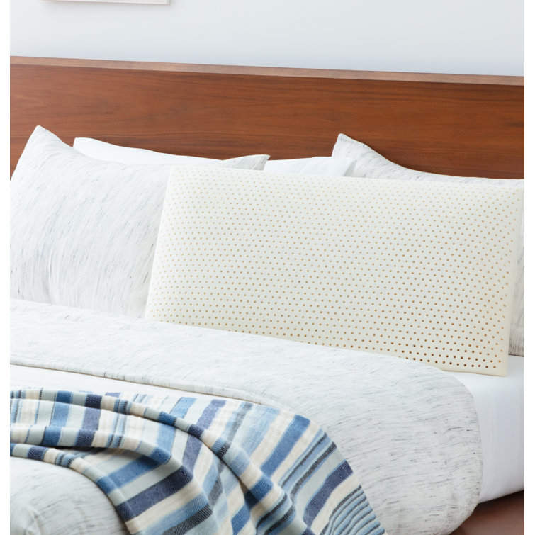 LinenspaEssentials Medium Talalay Latex Queen Bed Pillow & Reviews